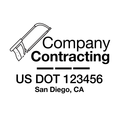 Company-Truck-Door-Construction-Roofing-DECAL-business-USDOT