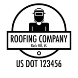 Company-Truck-Door-Construction-Roofing-DECAL-business-USDOT