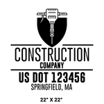 Company-Truck-Door-Construction-Roofing-DECAL-business-USDOT