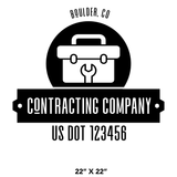 Company-Truck-Door-Construction-Roofing-DECAL-business-USDOT