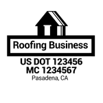 Company-Truck-Door-Construction-Roofing-DECAL-business-USDOT