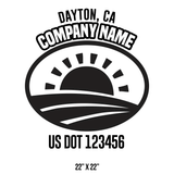 Company-Truck-Door-Farm-DECAL-business-USDOT