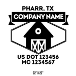 Company-Truck-Door-Farm-DECAL-business-USDOT