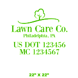 Company-Truck-Door-Landscaping-Lawncare-DECAL-business-USDOT