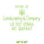 Company-Truck-Door-Landscaping-Lawncare-DECAL-business-USDOT