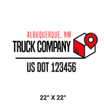 Company-Truck-Door-Trucking-Transport-DECAL-business-USDOT