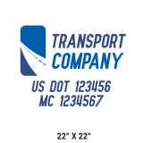 Company-Truck-Door-Trucking-Transport-DECAL-business-USDOT