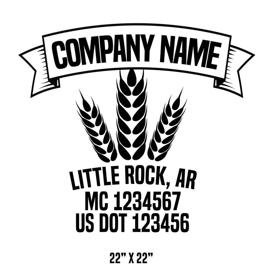 thumbnail image 2 of Dave's Decals 5012 HO Scale Rural Farm Tractor Advertising Signage - Assorted Names 2 of 6