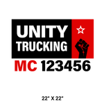  Company-Truck-socialist-red-DECAL-USDOT-design-star