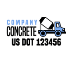 Company-Truck-Concrete-DECAL-USDOT-design