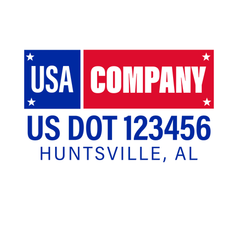Company-Truck-Door-American-Confederate-South-Transport-DECAL-business-USDOT
