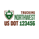 Company-Truck-pacific-northwest-DECAL-USDOT-design-mountains