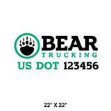 Company-Truck-pacific-northwest-DECAL-USDOT-design-bear-pad