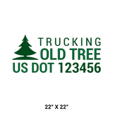 Company-Truck-pacific-northwest-DECAL-USDOT-design-pinetree