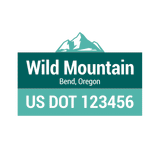Company-Truck-pacific-northwest-DECAL-USDOT-design-mountains
