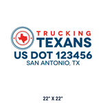 Company-Truck-Door-American-Texas-stars