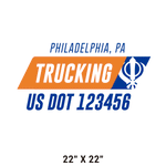 Company-Truck-Door-Sikhism-Sikh-Transport-DECAL-business-USDOT