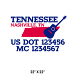 Company-Truck-Door-American-design-state-guitar-tennessee