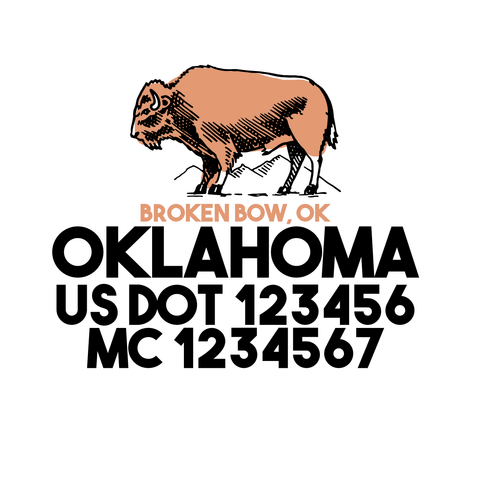 Company-Truck-Door-American-design-state-buffalo-oklahoma