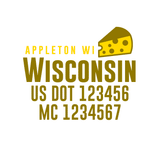 Company-Truck-Door-American-design-state-wisconsin-cheese
