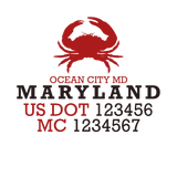 Company-Truck-Door-American-design-state-maryland-crab