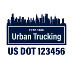  Company-Truck-city-building-DECAL-USDOT-design