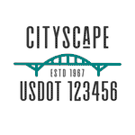  Company-Truck-city-building-DECAL-USDOT-design