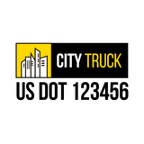 Company-Truck-city-building-DECAL-USDOT-design