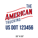  Company-Truck-vintage-script-classic-DECAL-USDOT-design