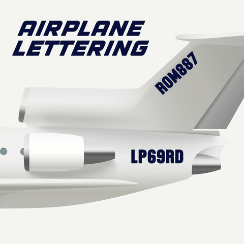 airplane lettering