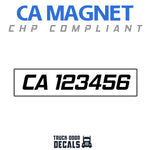 ca number magnet