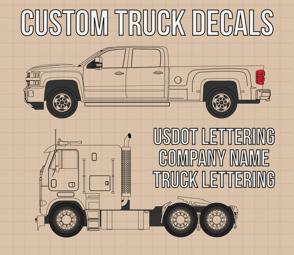 Truck Decals  Custom Truck Decals