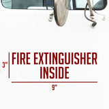 Fire Extinguisher Inside Decal